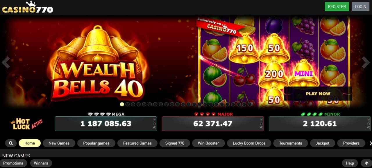 770 Casino : bonus, retraits décryptés